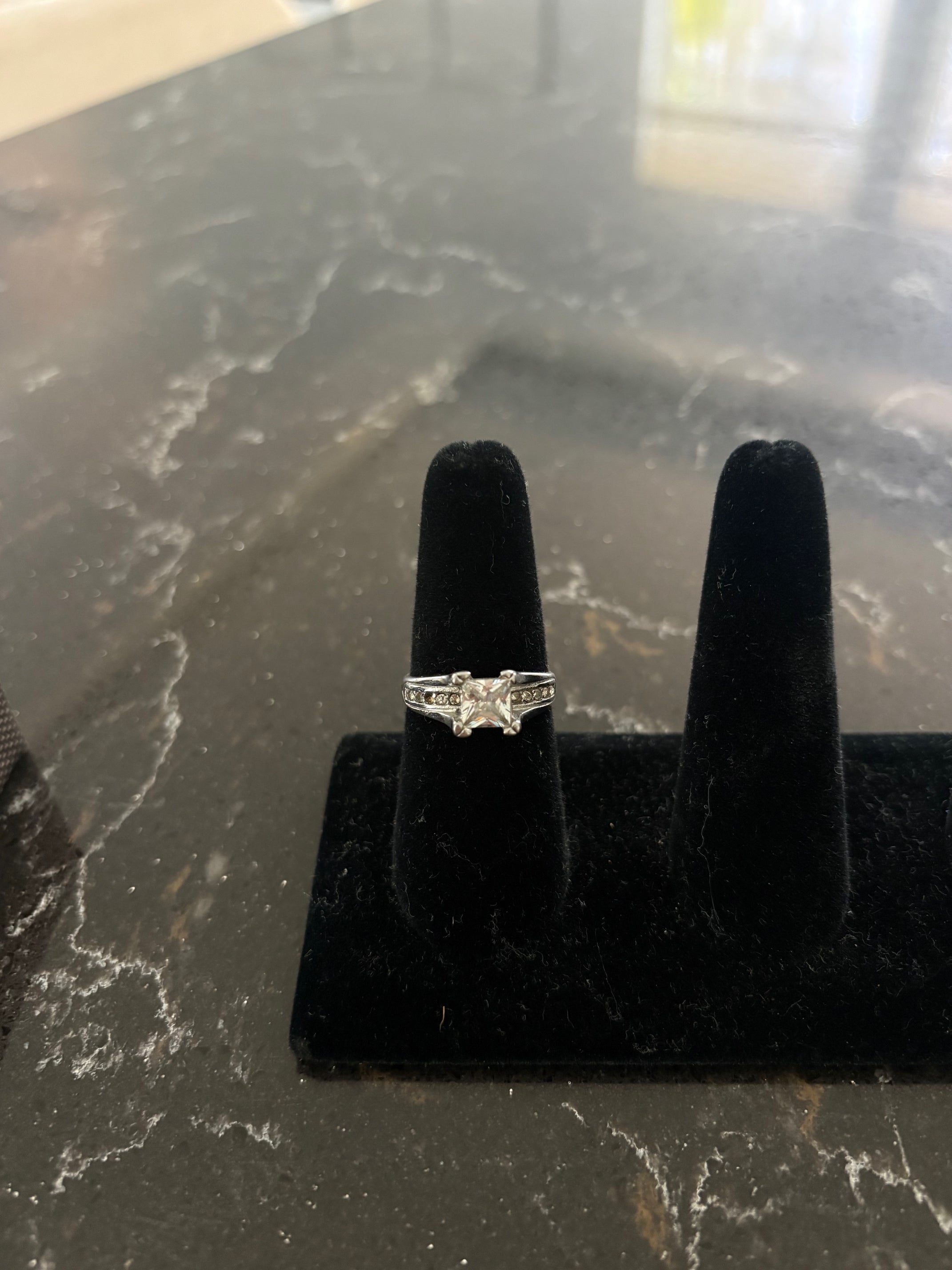 Silver Cubic Zirconia Ring